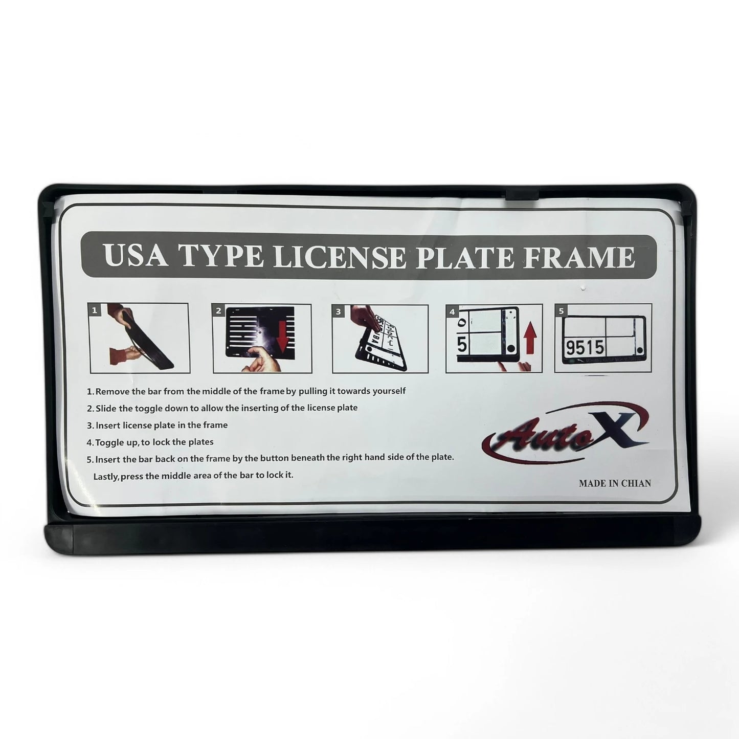 LICENSE PLATE FRAME SMALL 1PCS