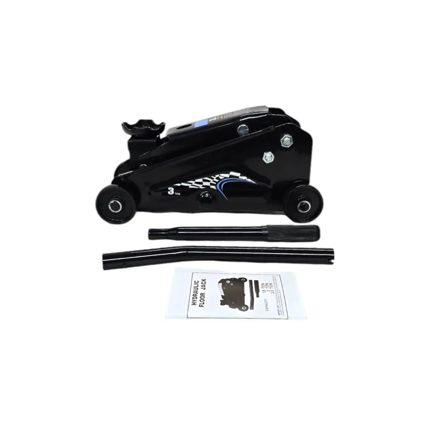 3 Ton Hydraulic Trolley Jack for SUVs – Heavy-Duty High-Lift Floor Jack