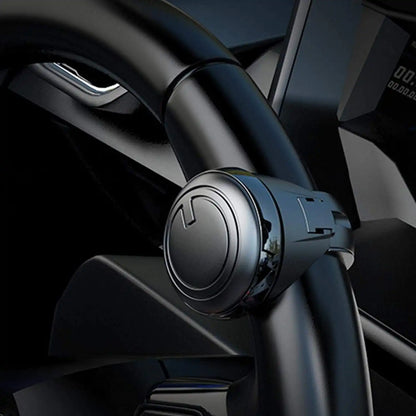 STR-KNB3R2251 - Universal 360° Steering Wheel Knob – Black, Ergonomic Grip, Easy Installation