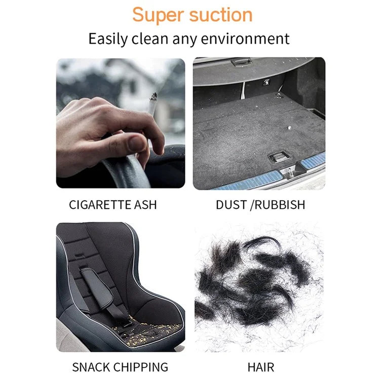 Cordless Car Vacuum Cleaner – 6000Pa Suction, Lightweight & Portable (VC-1398-2)