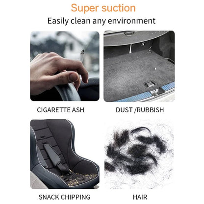 Cordless Car Vacuum Cleaner – 6000Pa Suction, Lightweight & Portable (VC-1398-2)