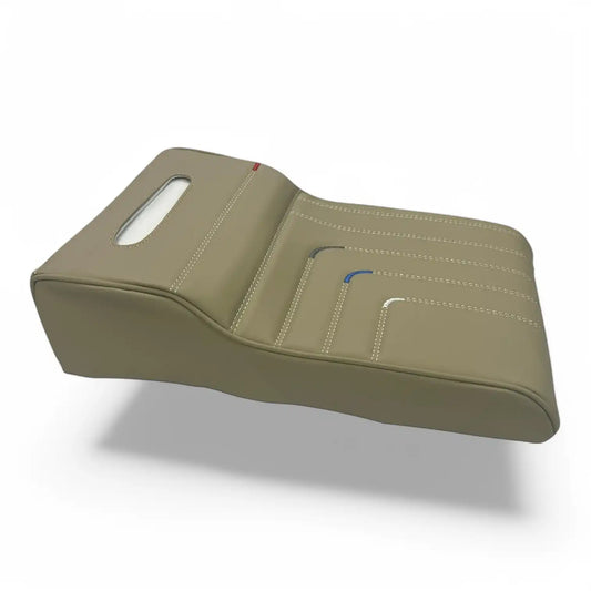 AR-SPNG-02T Universal Car Armrest Cushion – PU Leather with Memory Foam Support