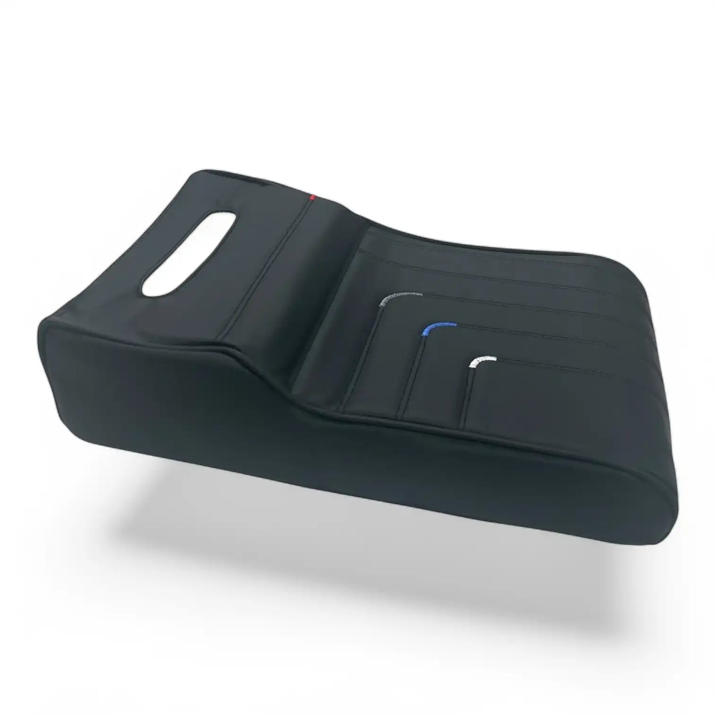 AR-SPNG-02T Universal Car Armrest Cushion – PU Leather with Memory Foam Support