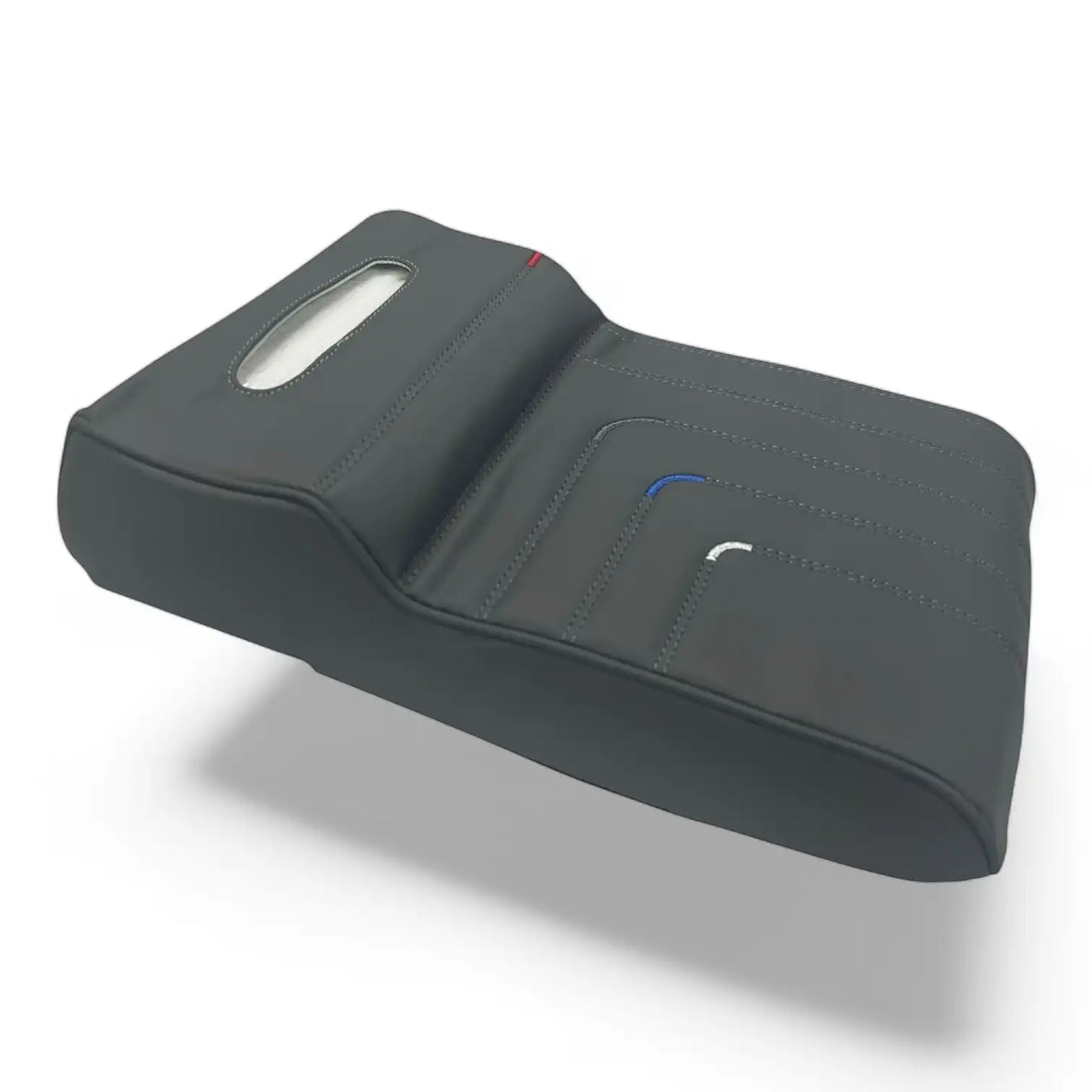 AR-SPNG-02T Universal Car Armrest Cushion – PU Leather with Memory Foam Support