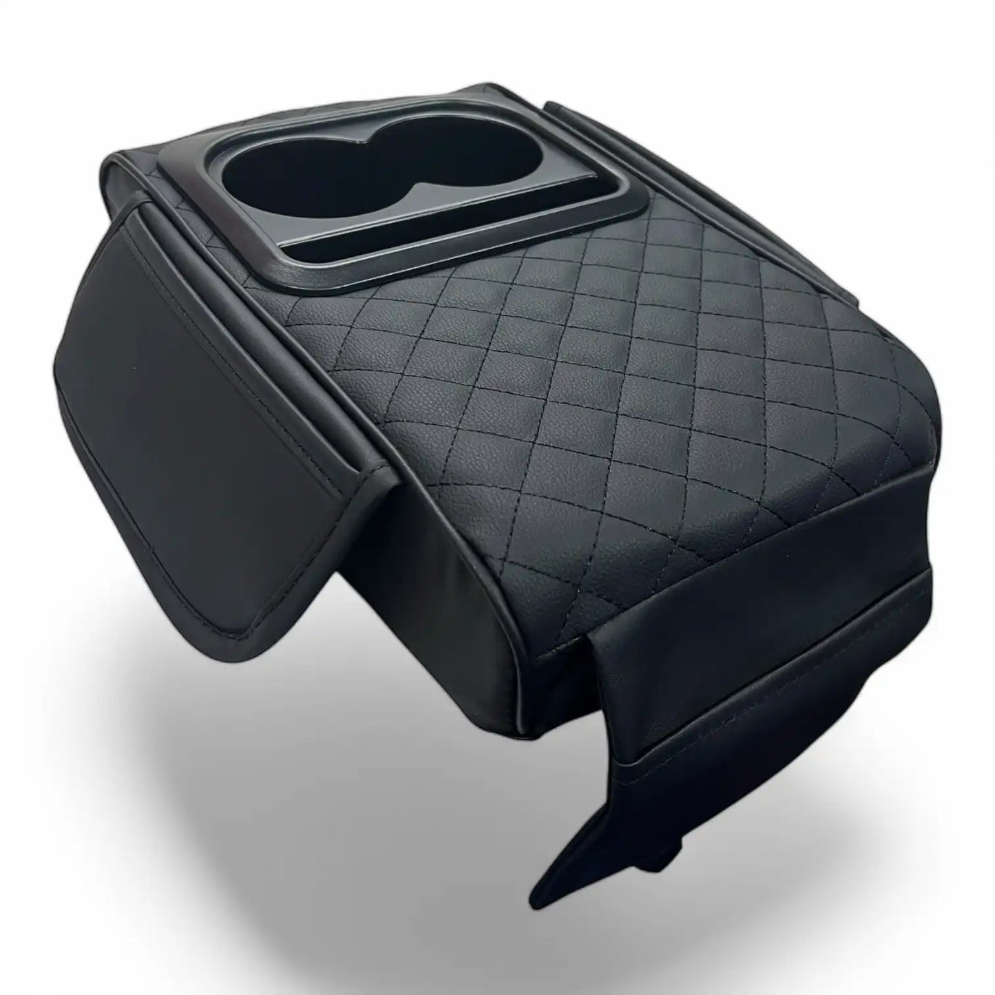 AR-SPNG-09 Center Console Armrest Pillow with Cup Holder and Side Pockets