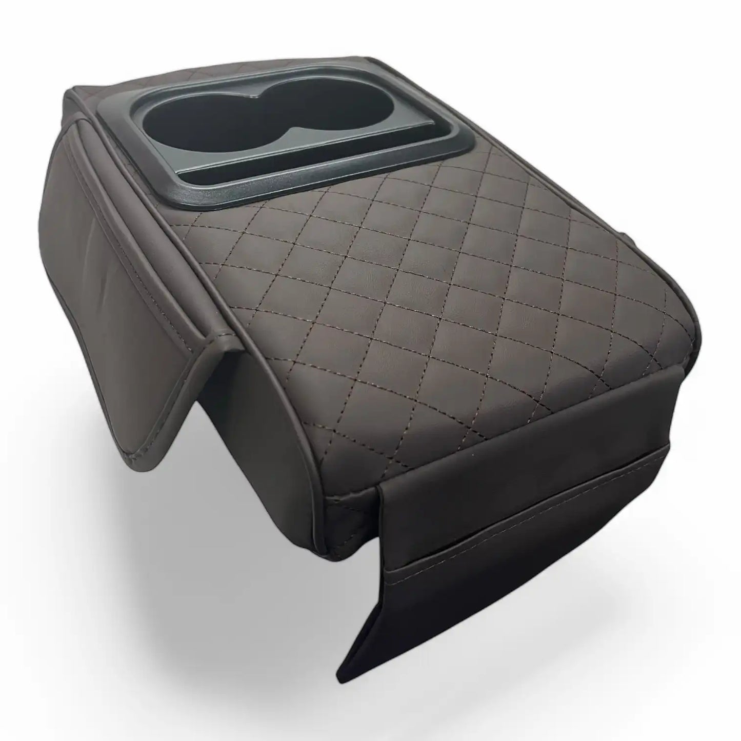 AR-SPNG-09 Center Console Armrest Pillow with Cup Holder and Side Pockets