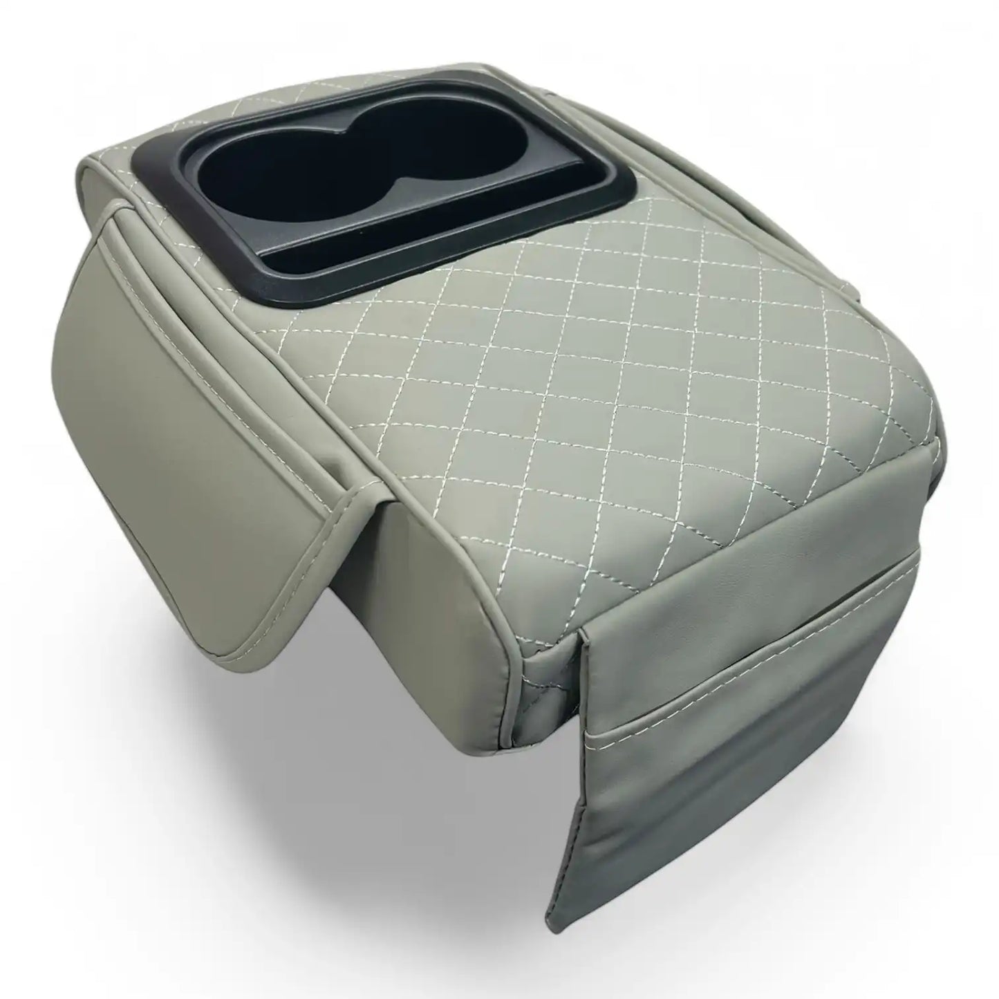 AR-SPNG-09 Center Console Armrest Pillow with Cup Holder and Side Pockets