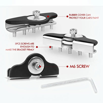 BRACKET-TY005 | Universal Hood Pillar LED Light Mount Bracket Clamp (Pair)