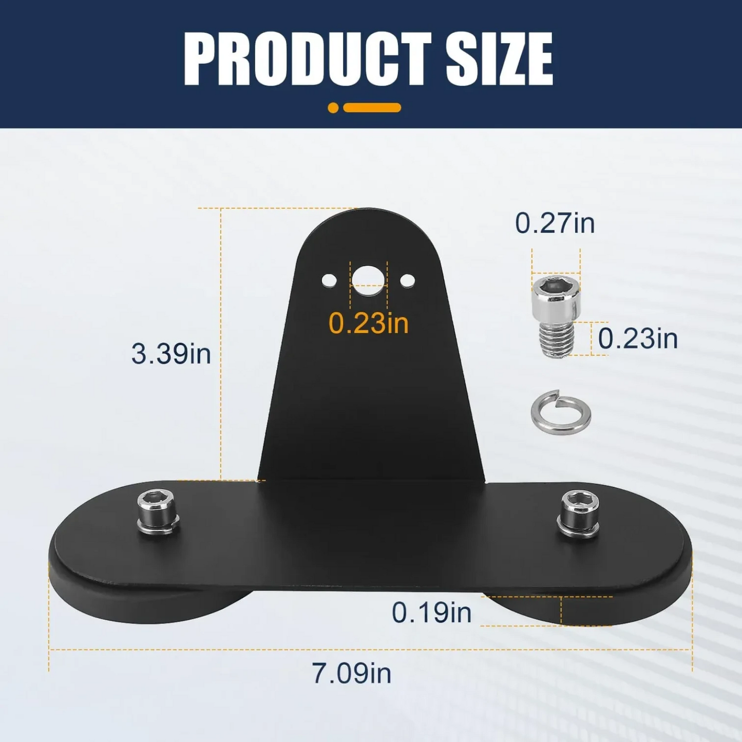 BRACKET-TY018A | FOG LIGHT BRACKET MAGNETIC BENDING 66MM