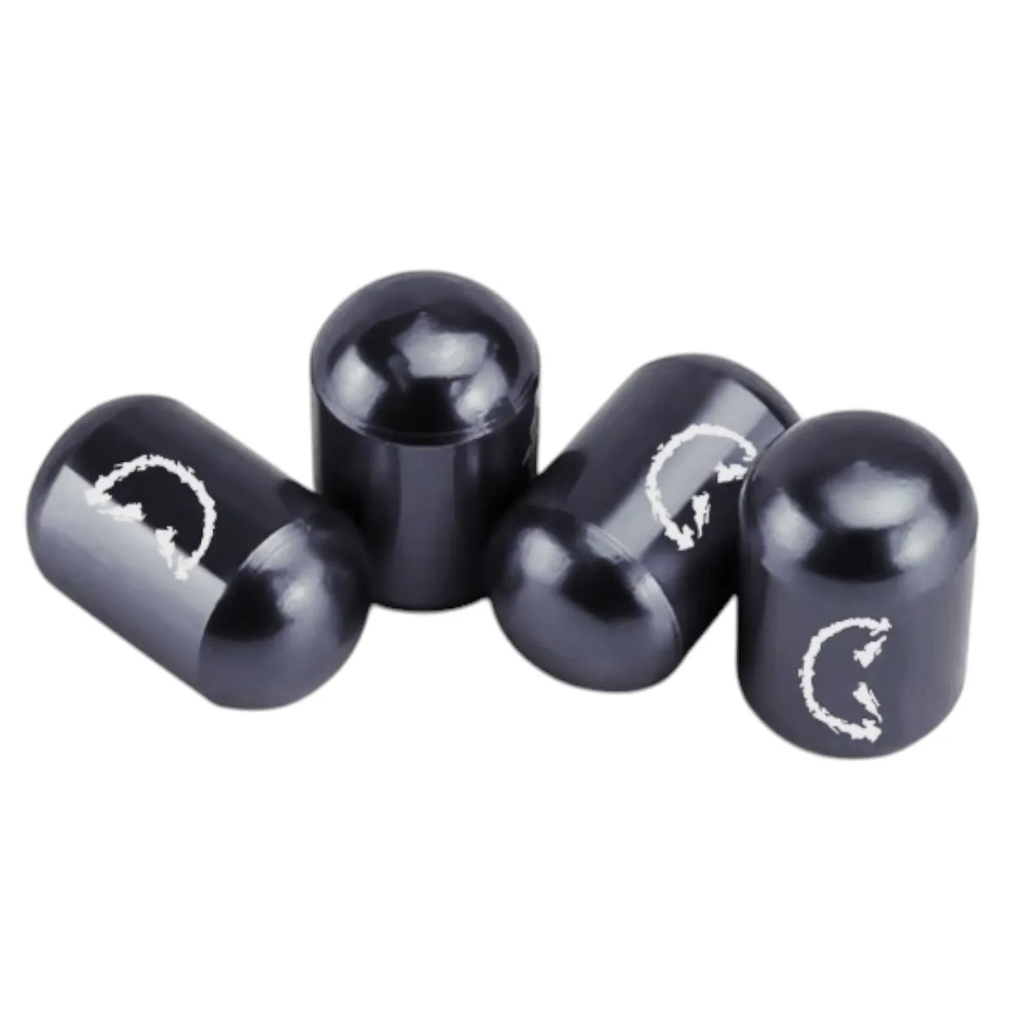 TV-LOGO-2 Tire Valve Stem Caps – Set of 4 Universal Aluminum Air Caps for Car, SUV, Bike, Truck, and Motorcycle