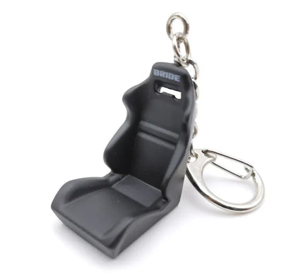 KEY-10750-16 Metal Mini Car Seat Keychain – Stylish Zinc Alloy Keyring