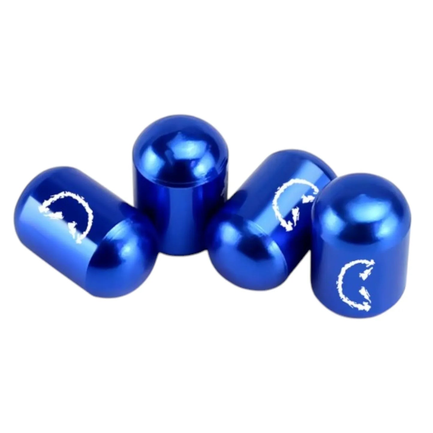 TV-LOGO-2 Tire Valve Stem Caps – Set of 4 Universal Aluminum Air Caps for Car, SUV, Bike, Truck, and Motorcycle