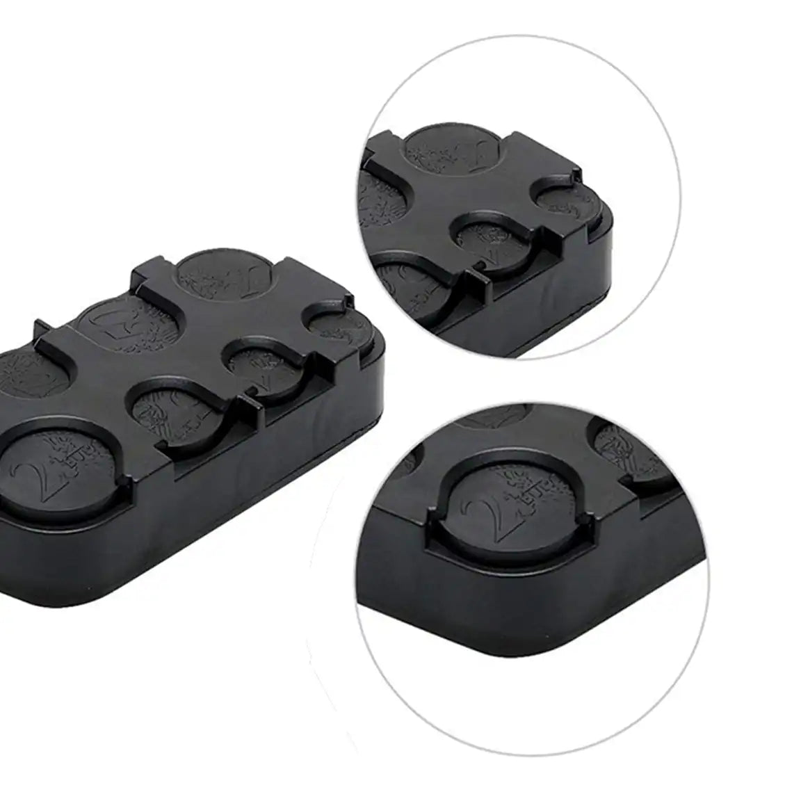 HLD-COIN Coin Dispenser/Holder – Compact Plastic Coin Holder for Car Use