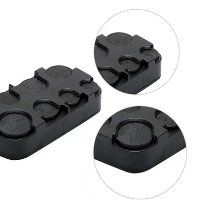 HLD-COIN Coin Dispenser/Holder – Compact Plastic Coin Holder for Car Use