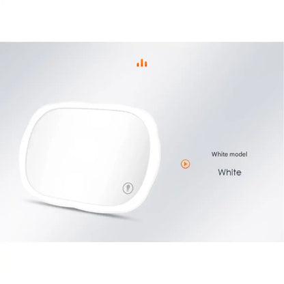 MRR-Y082 LED Car Makeup Mirror – Rechargeable Vanity Mirror for Sun Visor with Infinite Dimming (USB Charging)