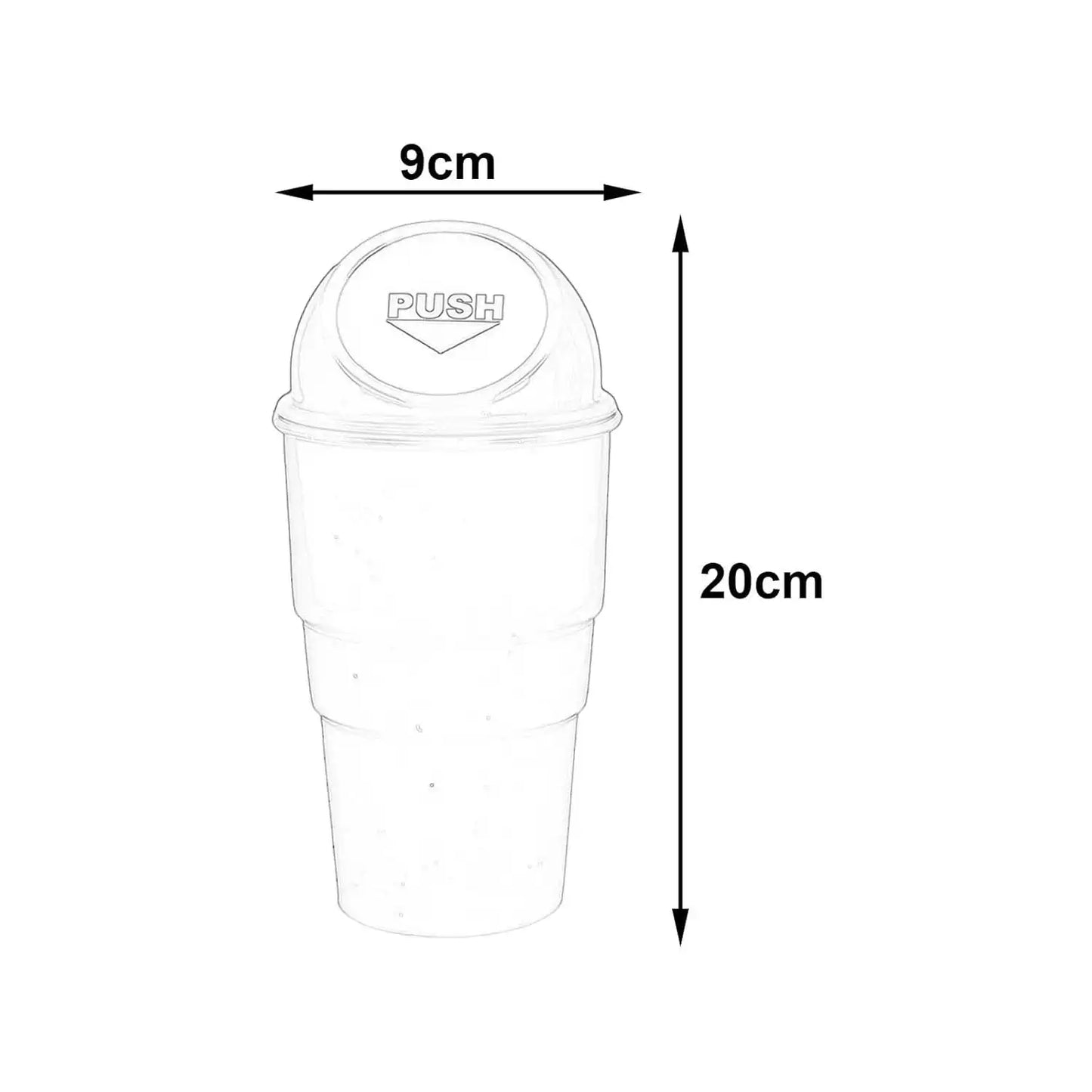 TRASH CAN LONG BLACK