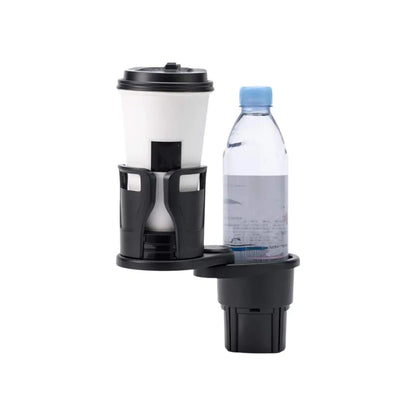 HLD-DRNK-1099 2-in-1 Adjustable Car Cup Holder Expander – Rotatable Dual Drink Holder with Anti-Slip Pad