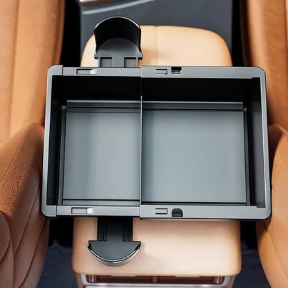 ARM-BOX4 Car Seat Organizer with 2 Cup Holders – Adjustable Storage Box for Cars, Trucks & SUVs