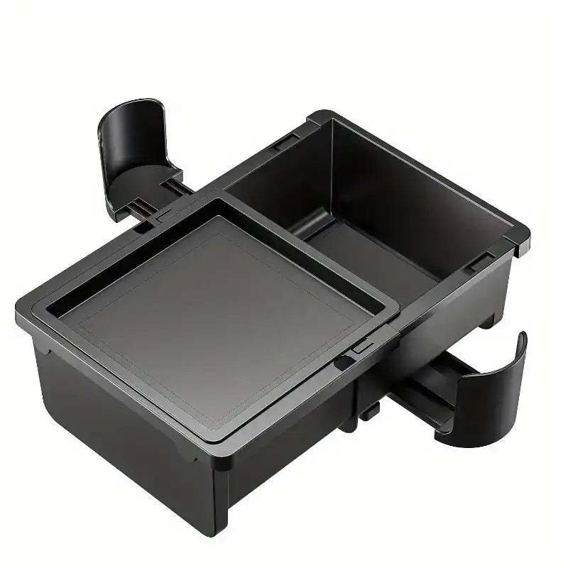 ARM-BOX4 Car Seat Organizer with 2 Cup Holders – Adjustable Storage Box for Cars, Trucks & SUVs