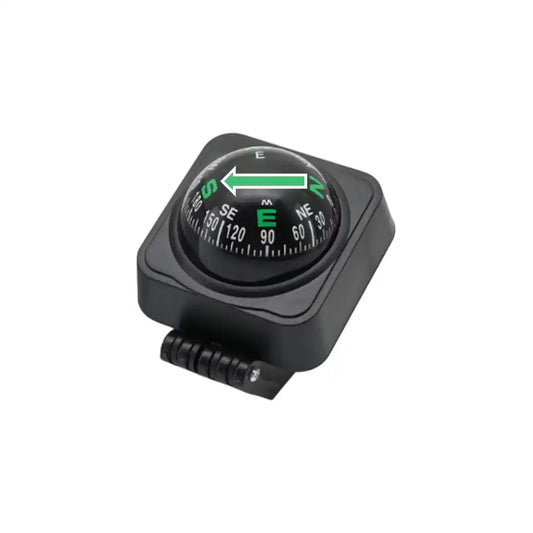 CMPS-B Adjustable Dash Mount Ball Compass – Navigation Guide for Car, Truck, Boat & Outdoor Use