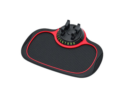DB-PAD-B28 3-in-1 Car Anti-Slip Dashboard Mat – Phone Holder, Number Display Area & Storage Organizer