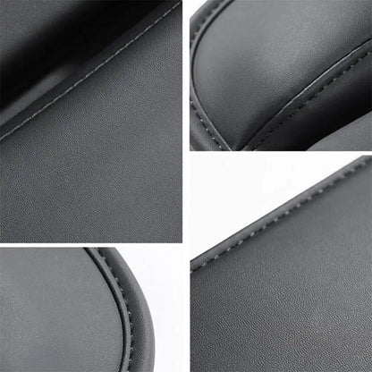 HLD-DRNK-S5 Leather Seat Gap Storage Box with Coin Case & Cup Holder