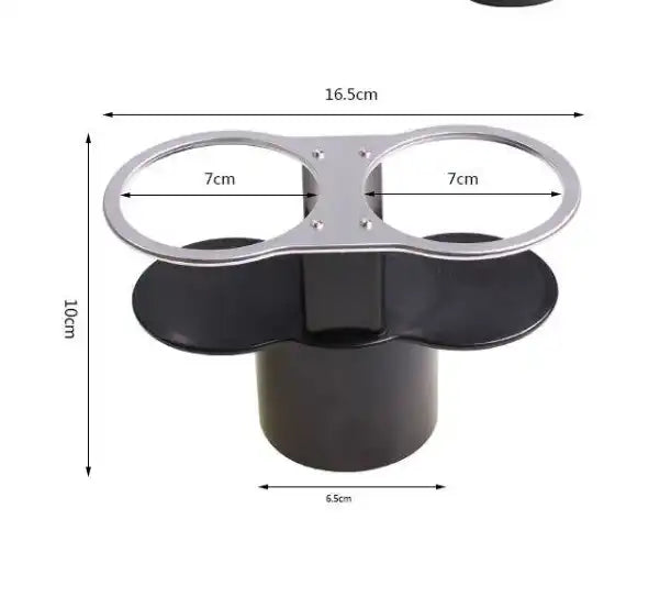 HLD-SD1021 Dual Drink Cup Holder – Double Wedge Seat Gap Organizer