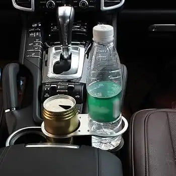 HLD-SD1021 Dual Drink Cup Holder – Double Wedge Seat Gap Organizer