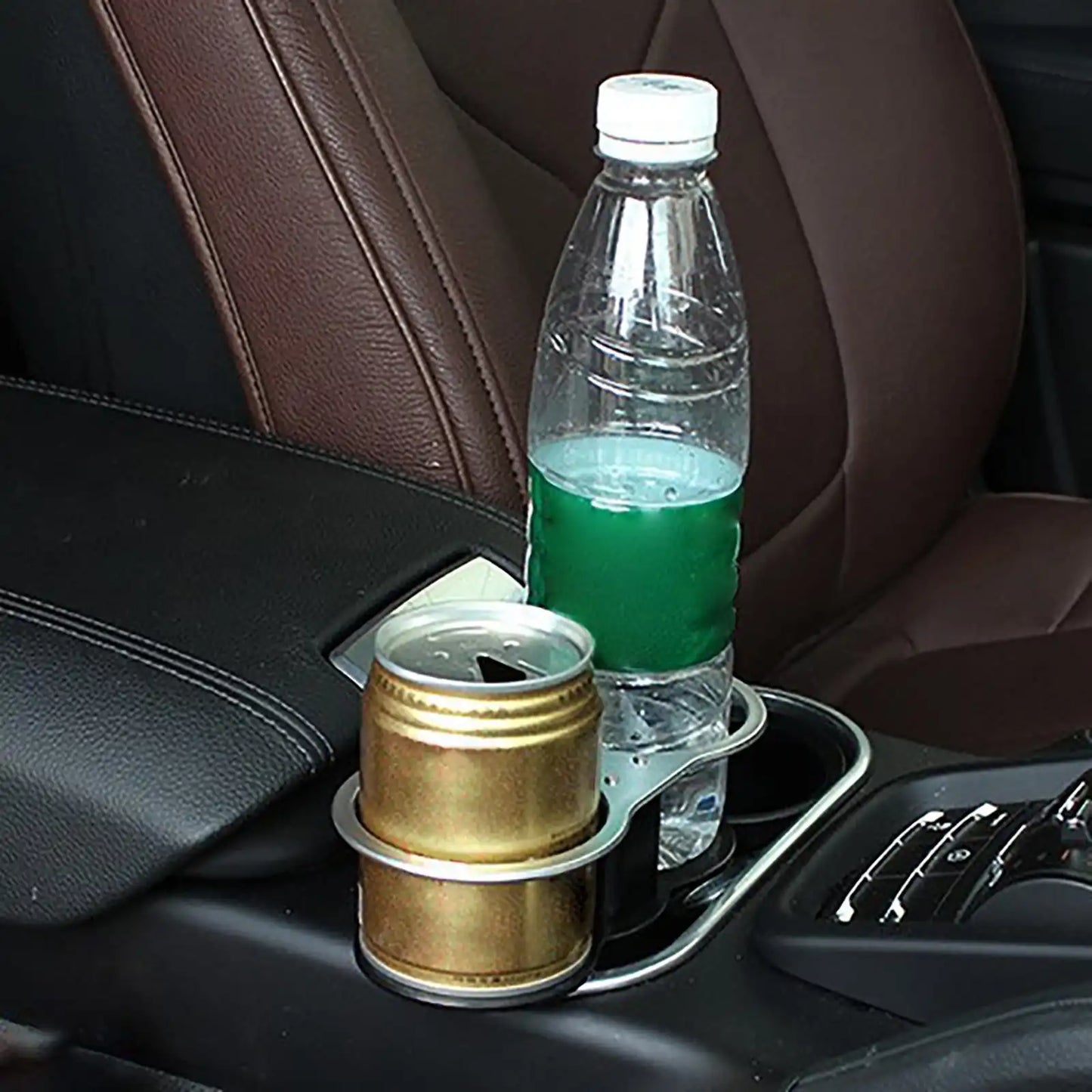 HLD-SD1021 Dual Drink Cup Holder – Double Wedge Seat Gap Organizer
