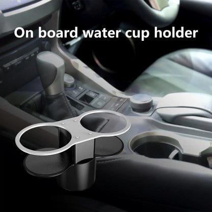 HLD-SD1021 Dual Drink Cup Holder – Double Wedge Seat Gap Organizer