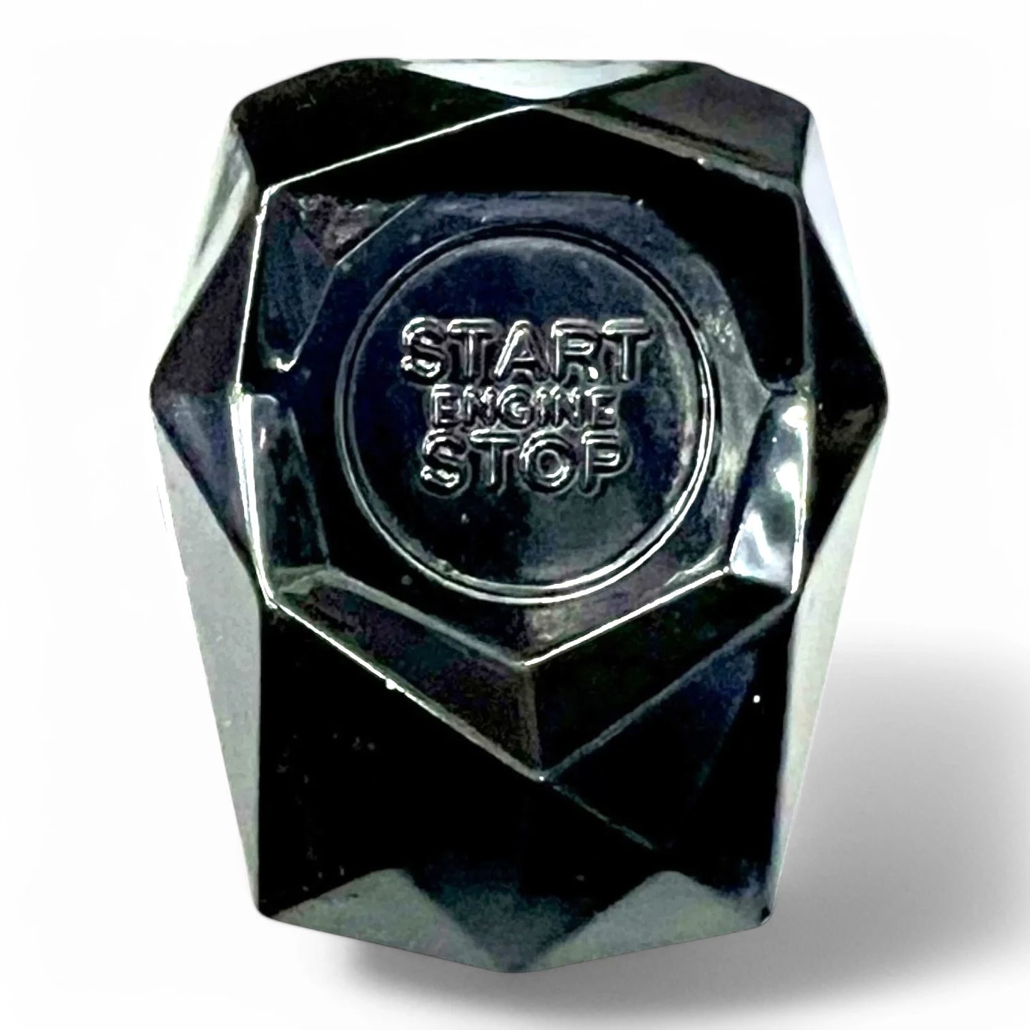 SWT-CVR Button Cover-5 Car Engine Start Button Cover – Black Alloy Protection