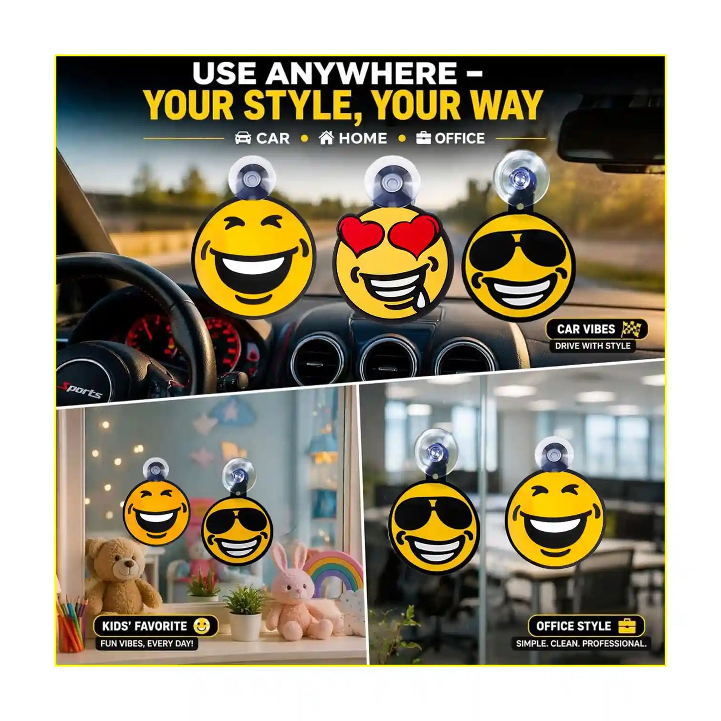 Hanging Emoji Decoration