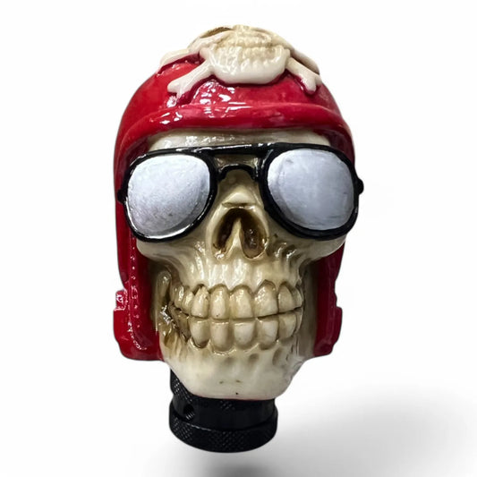 GK-MNL-571-7 Skull Pirate Gear Shift Knob – Shifter for Manual & Automatic Cars