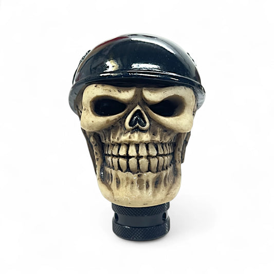 GK-MNL-571-12 Soldier Skull Gear Shift Knob with Iron Cross – Universal Fit for Manual &amp; Automatic Cars