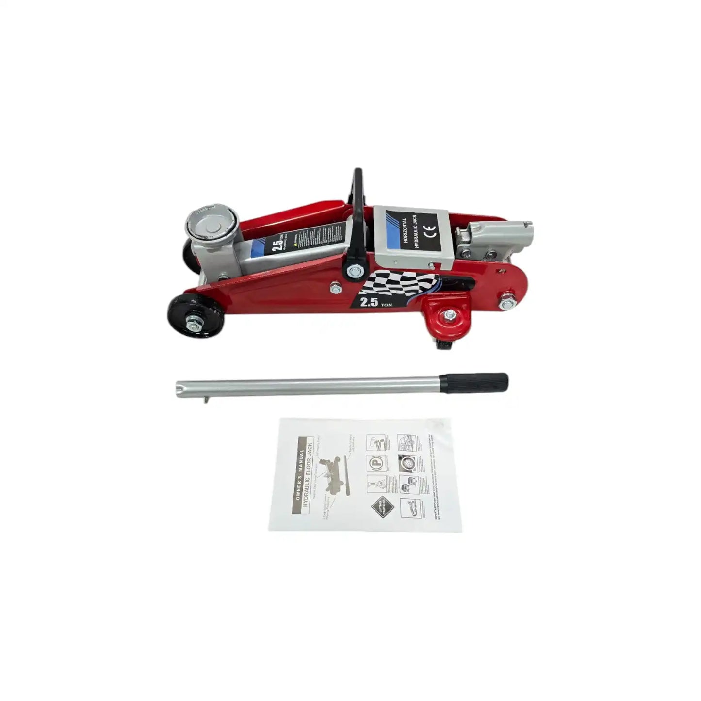 2.5 Ton Hydraulic Trolley Jack with Heavy-Duty Storage Case – Portable Car Floor Jack