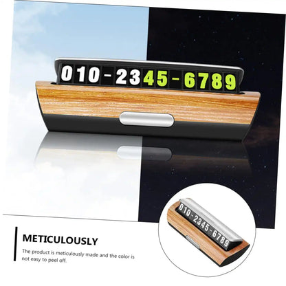PARKING NUMBER CARD