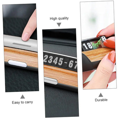 PARKING NUMBER CARD