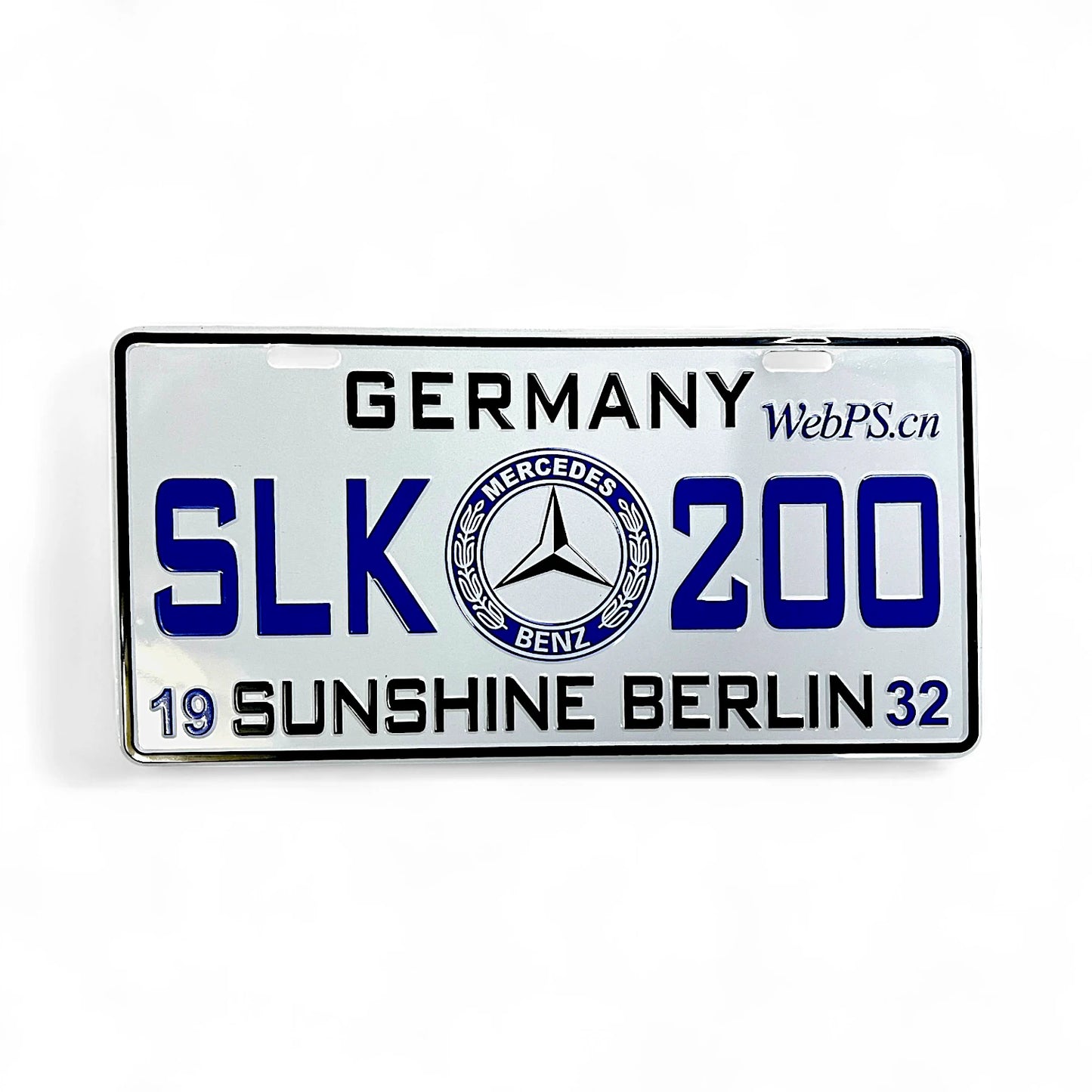 LICENSE PLATE DESIGNER MULTI COLOR
