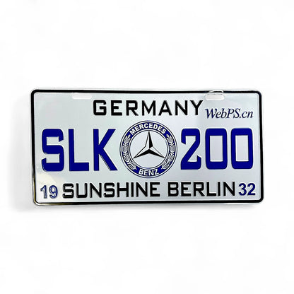 LICENSE PLATE DESIGNER MULTI COLOR