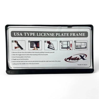 LICENSE PLATE FRAME SMALL 1PCS