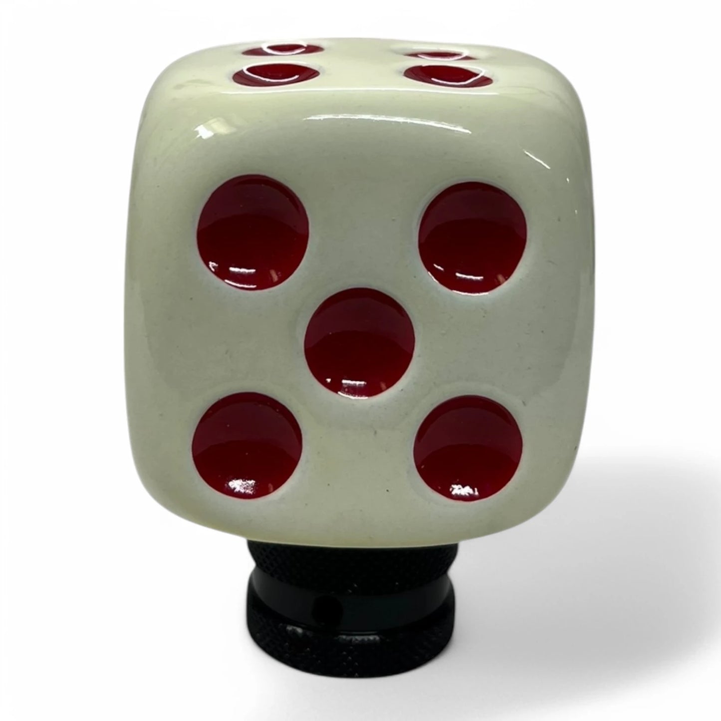 GK-MNL-571-11 Dice Style Gear Shift Knob – Resin Shifter for Manual & Automatic Cars