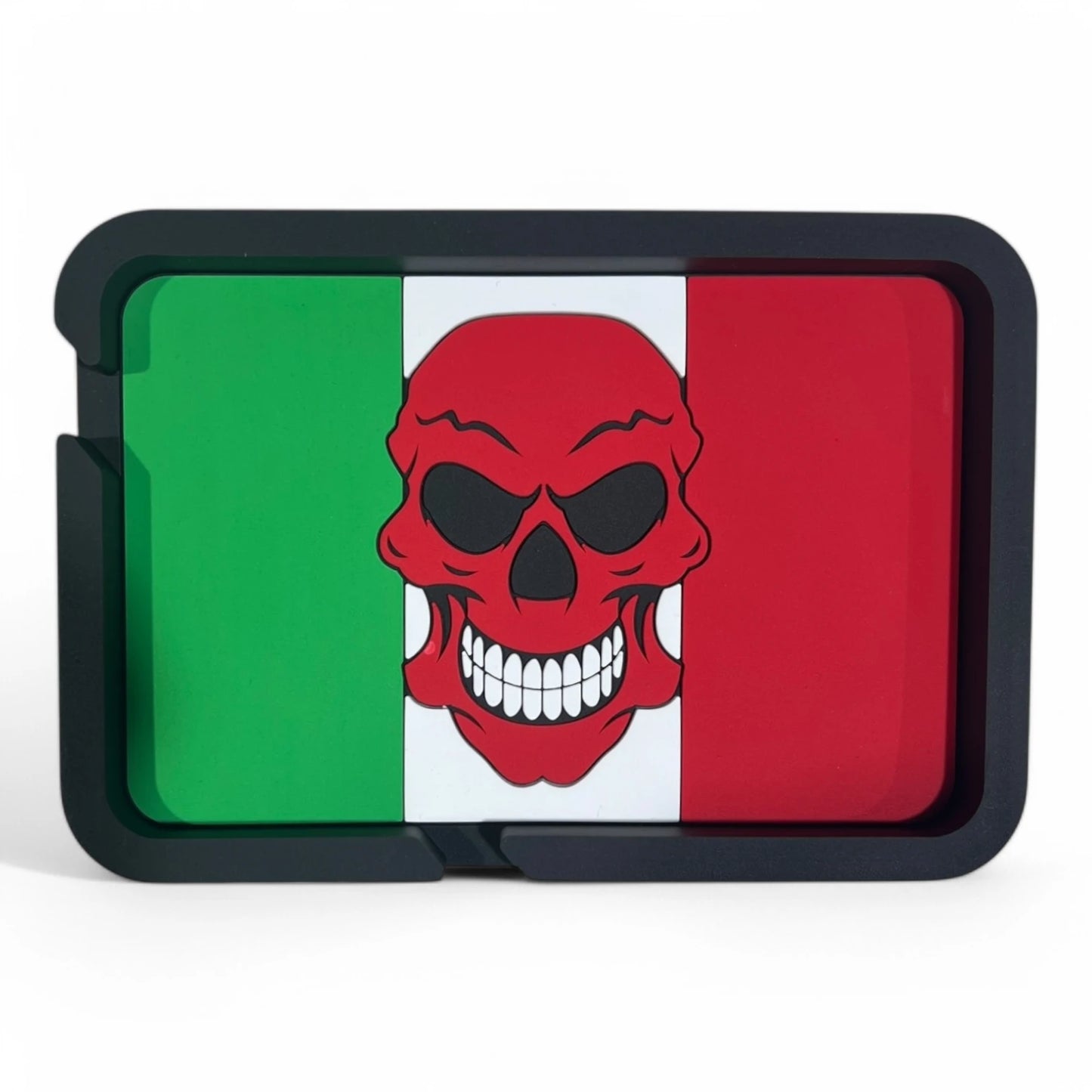 DB-PAD-B32 Skull Flag Premium Anti-Slip Dashboard Mat – Universal PVC Pad for Phones, Sunglasses &amp; Accessories