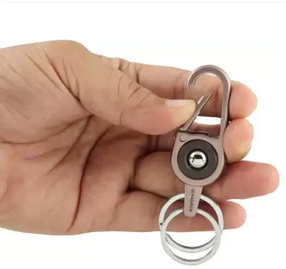 KEY-10750-5 Metal Hook Locking Ring Keychain – Durable, Stylish &amp; Functional