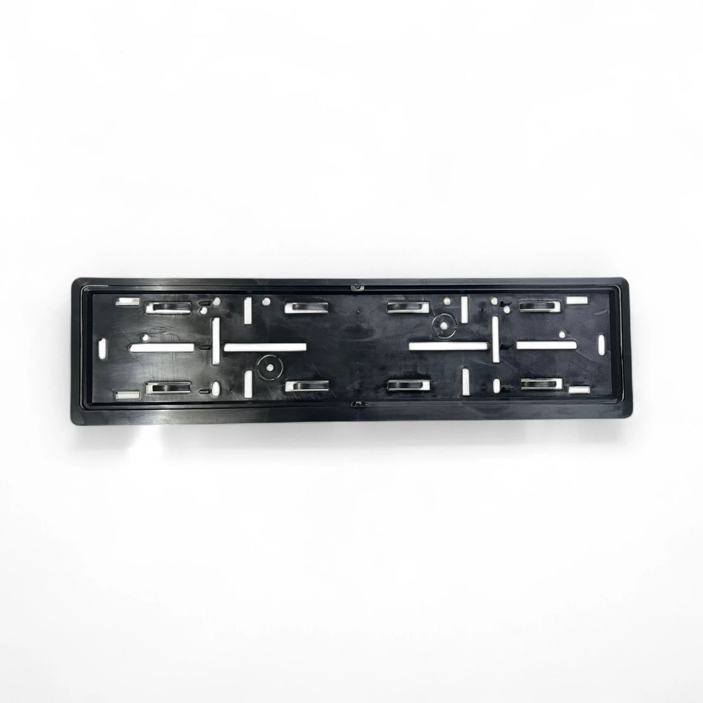 Pure Black – Universal Fit Slide-in License Plate Frame (LIC-FRM-1)