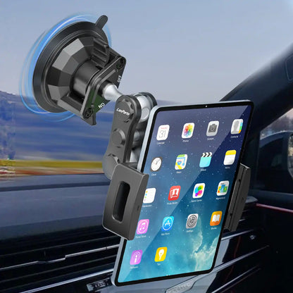 HLD-TEL-P1 Universal Tablet Car Mount Holder – Suction Cup with Adjustable Arm