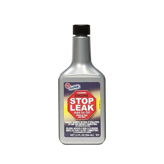 GUNK M2112 ENGINE STOP LEAK 12 FL OZ BOTTEL