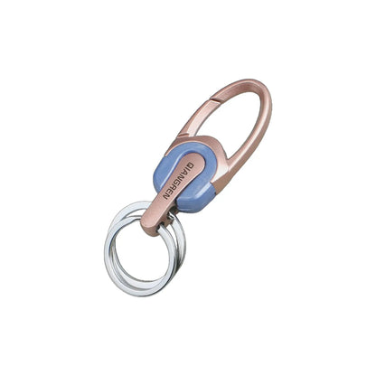 KEY-10750-8 Metal Hook Locking Keychain – Copper & Blue