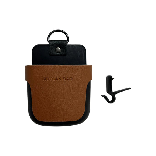 POK-STR-6888 | Hanging Leather Car Storage Organizer Pocket