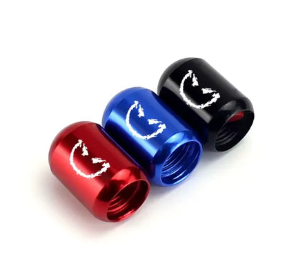 TV-LOGO-2 Tire Valve Stem Caps – Set of 4 Universal Aluminum Air Caps for Car, SUV, Bike, Truck, and Motorcycle