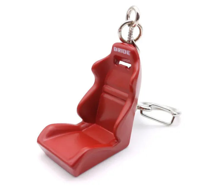 KEY-10750-16 Metal Mini Car Seat Keychain – Stylish Zinc Alloy Keyring